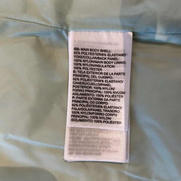 The North Face Quilted Mint Green Vest - Picture 4 of 5